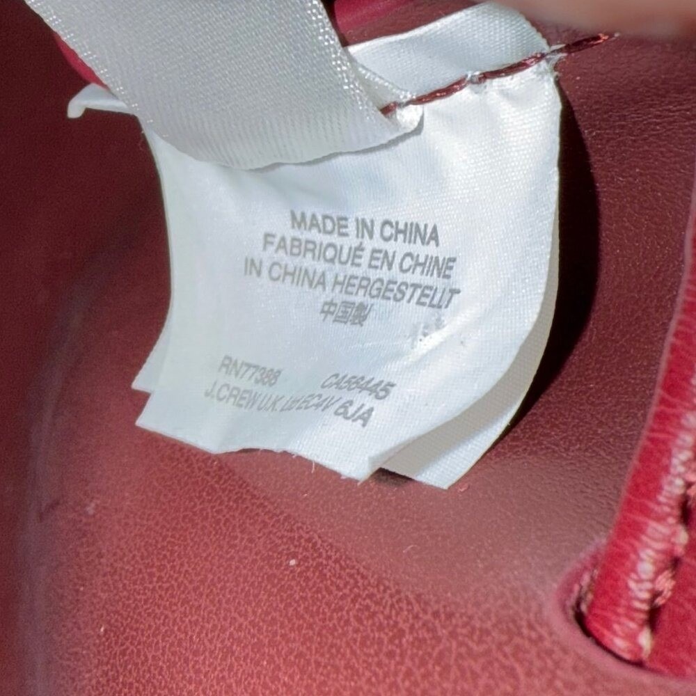 J. Crew Factory Burgundy Drawstring Crossbody Bucket Bag Tassel Maroon Wine - Picture 7 of 8
